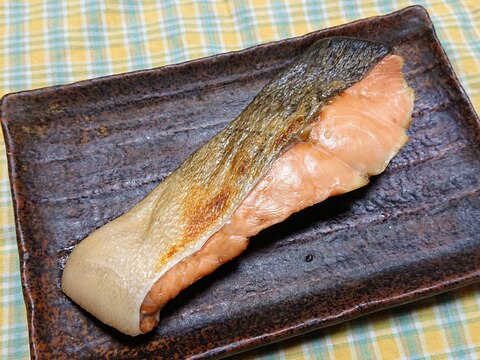おうち割烹☆秋鮭の塩焼き